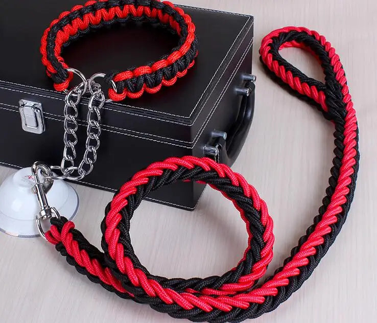 Double Strand Rope Large Dog Leashes