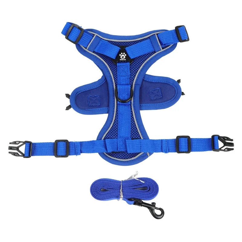 No Pull Dog Harness and Leash Set Adjustable