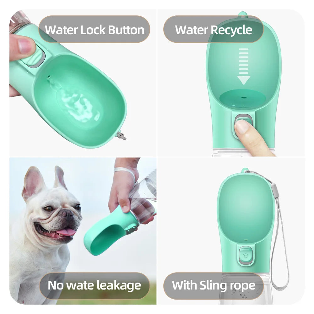 Dog Water Bottle For Pet Dogs Cats Water