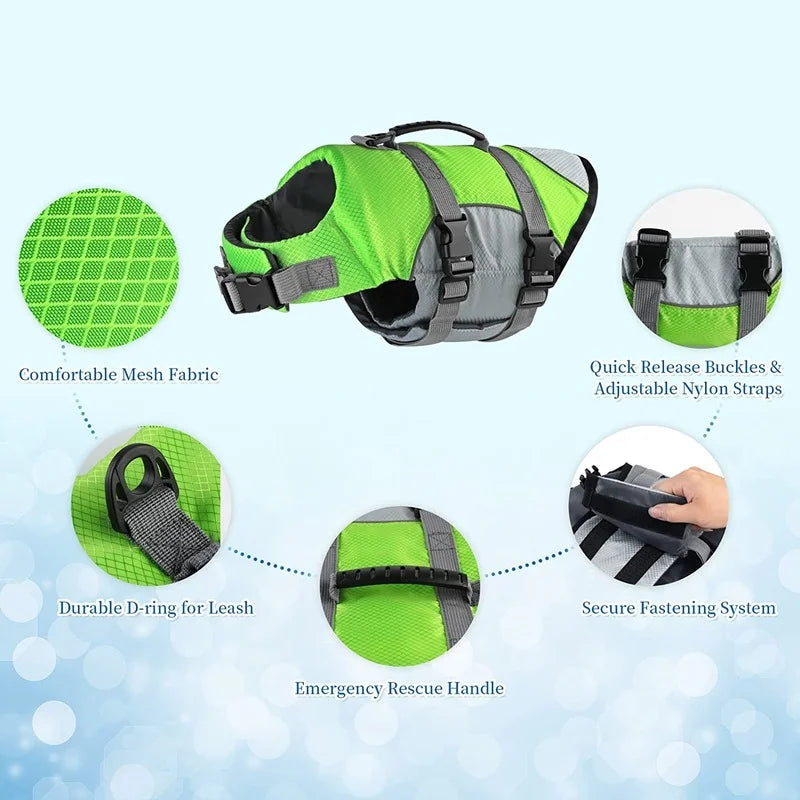jacket Sport Safety Rescue Vest Dog Clothes