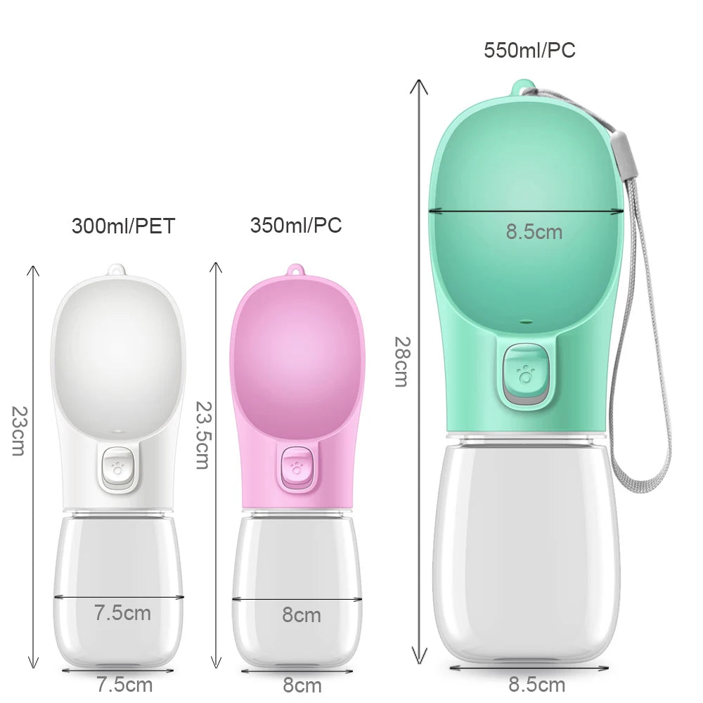 Dog Water Bottle For Pet Dogs Cats Water
