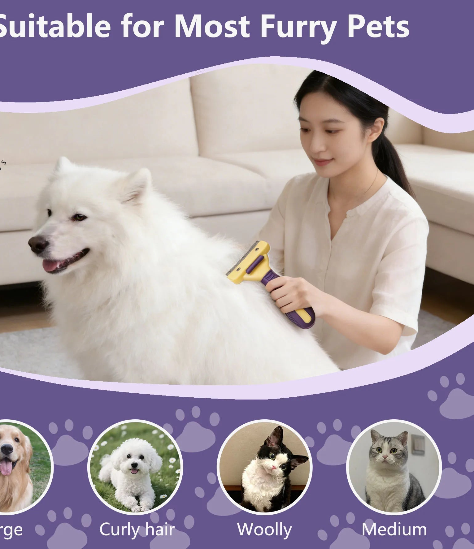 Pet brush_ hair removal brush