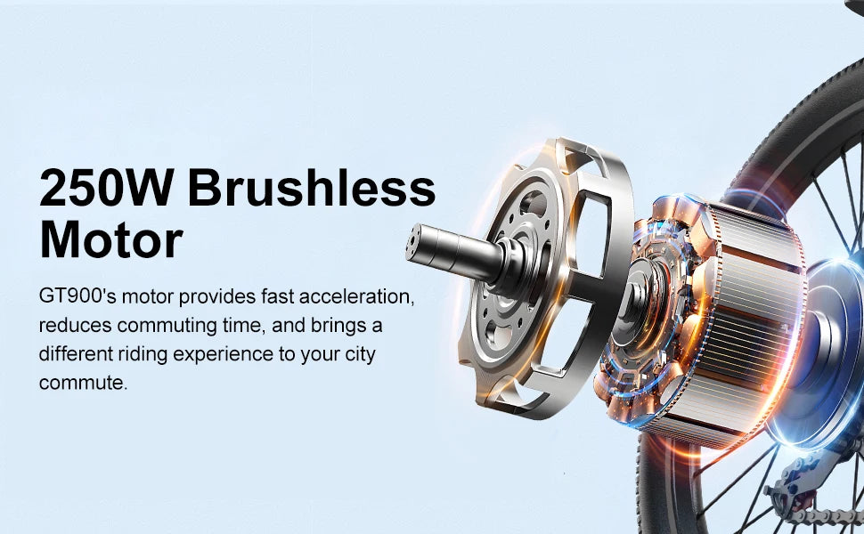 GT900 bici elettrica da montagna 26/24 pollici