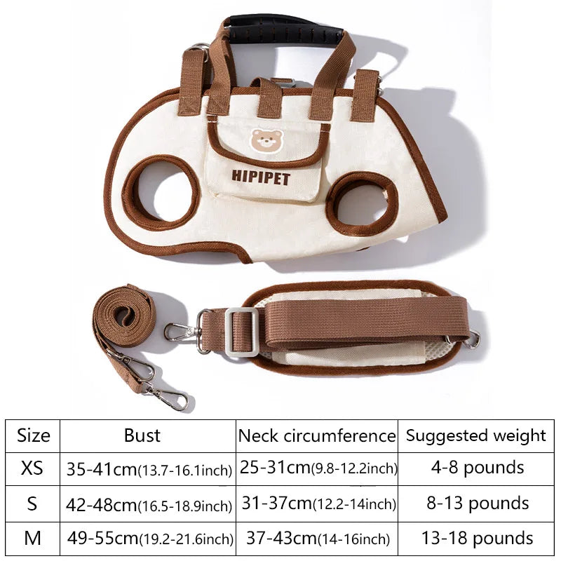 Dog bag out portable breathable