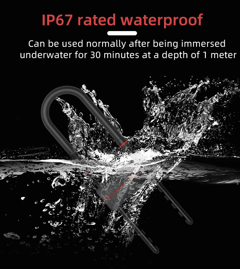 U-Shape Electronic Bicycle Lock Smart