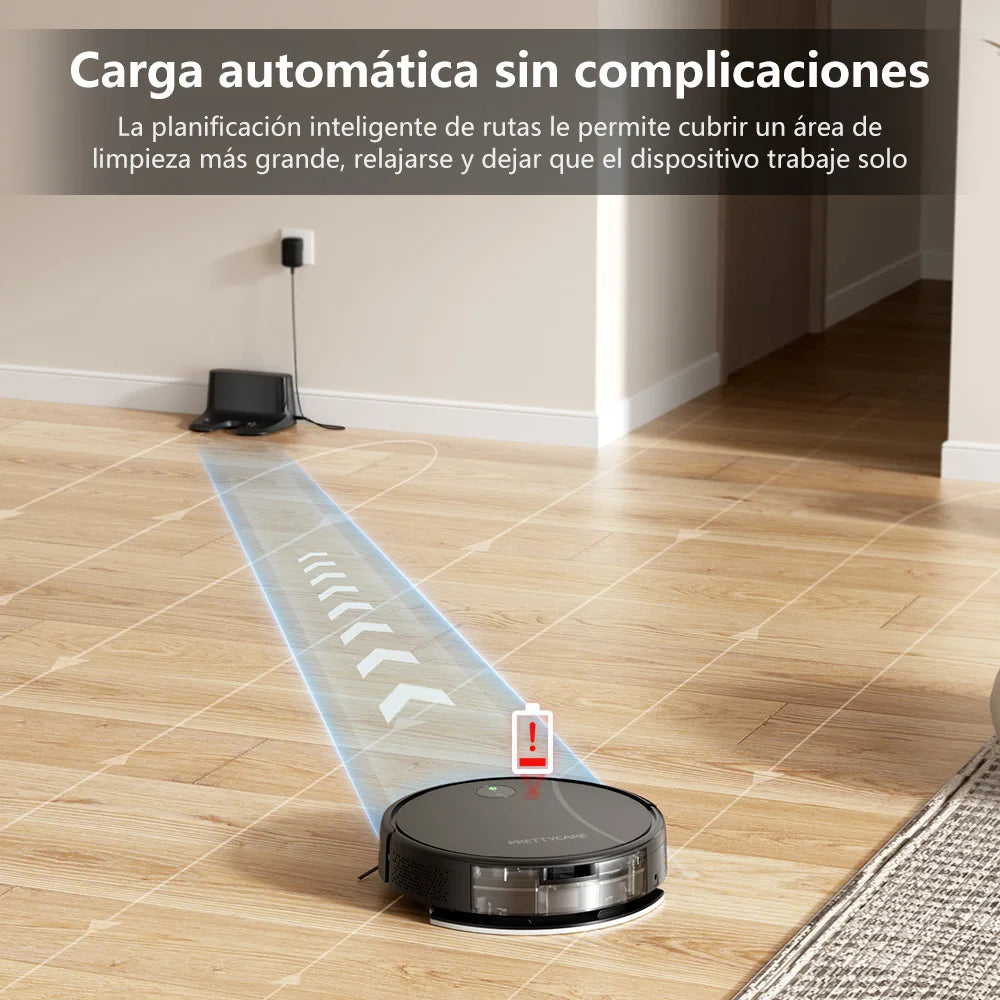 PrettyCare C2 Robot Vacuum Cleaner and Floor Mop