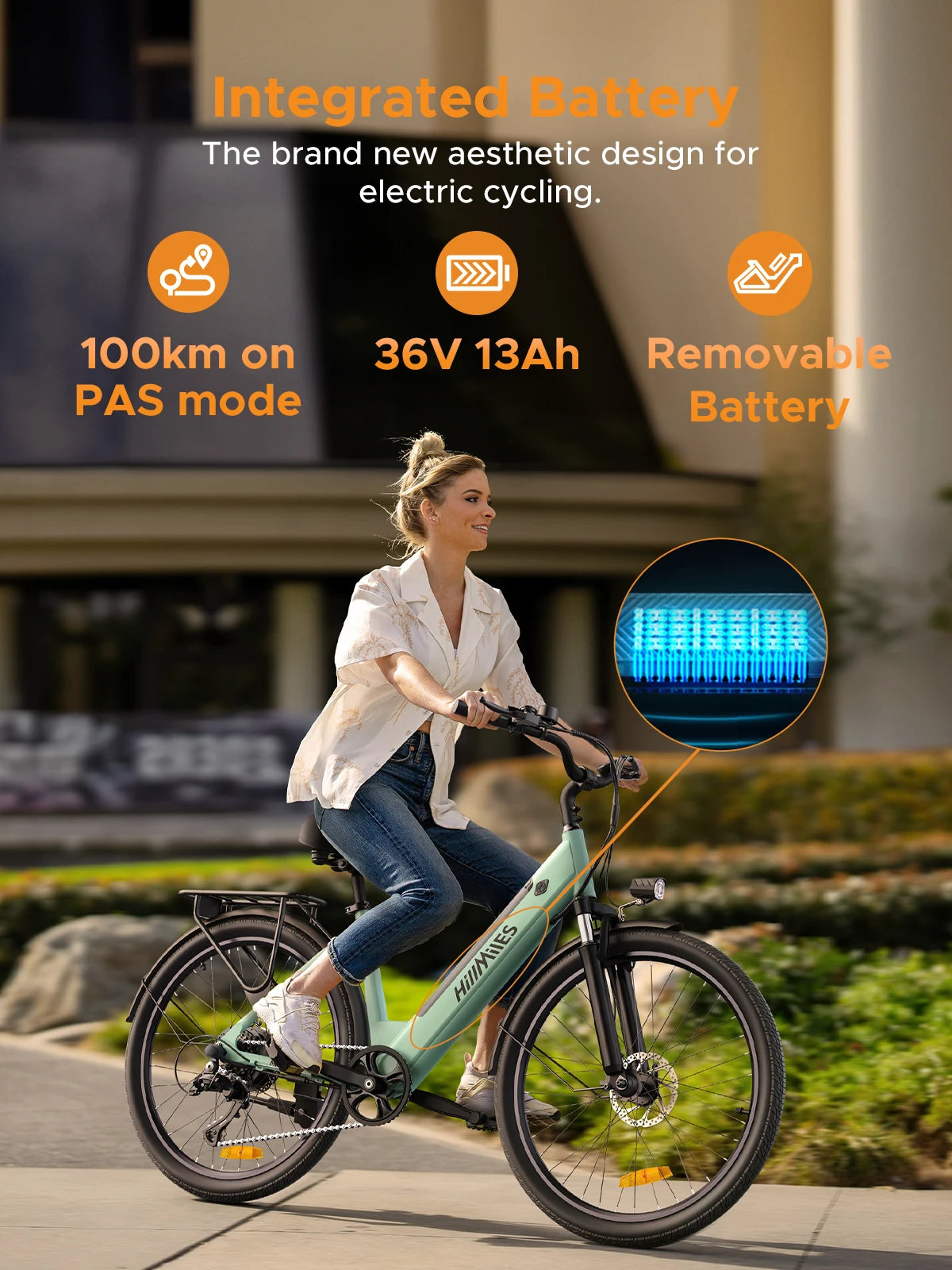 MileCity  26 "Electric Bike for Comuting