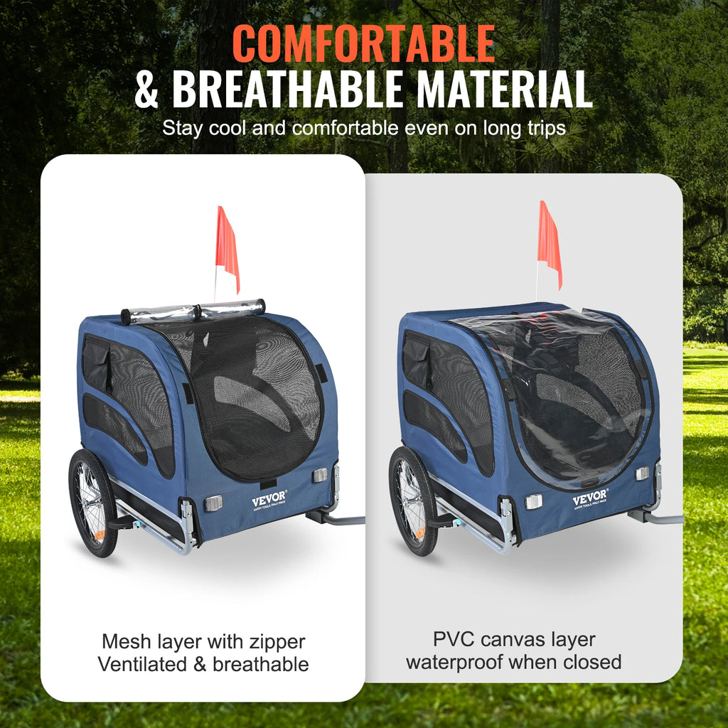 Dog Bike Trailer with Coupler