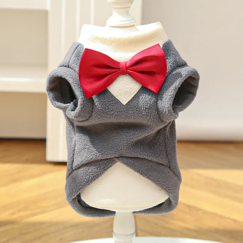 Elegant Wedding Party Suit with Bow