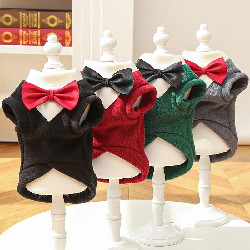 Elegant Wedding Party Suit with Bow