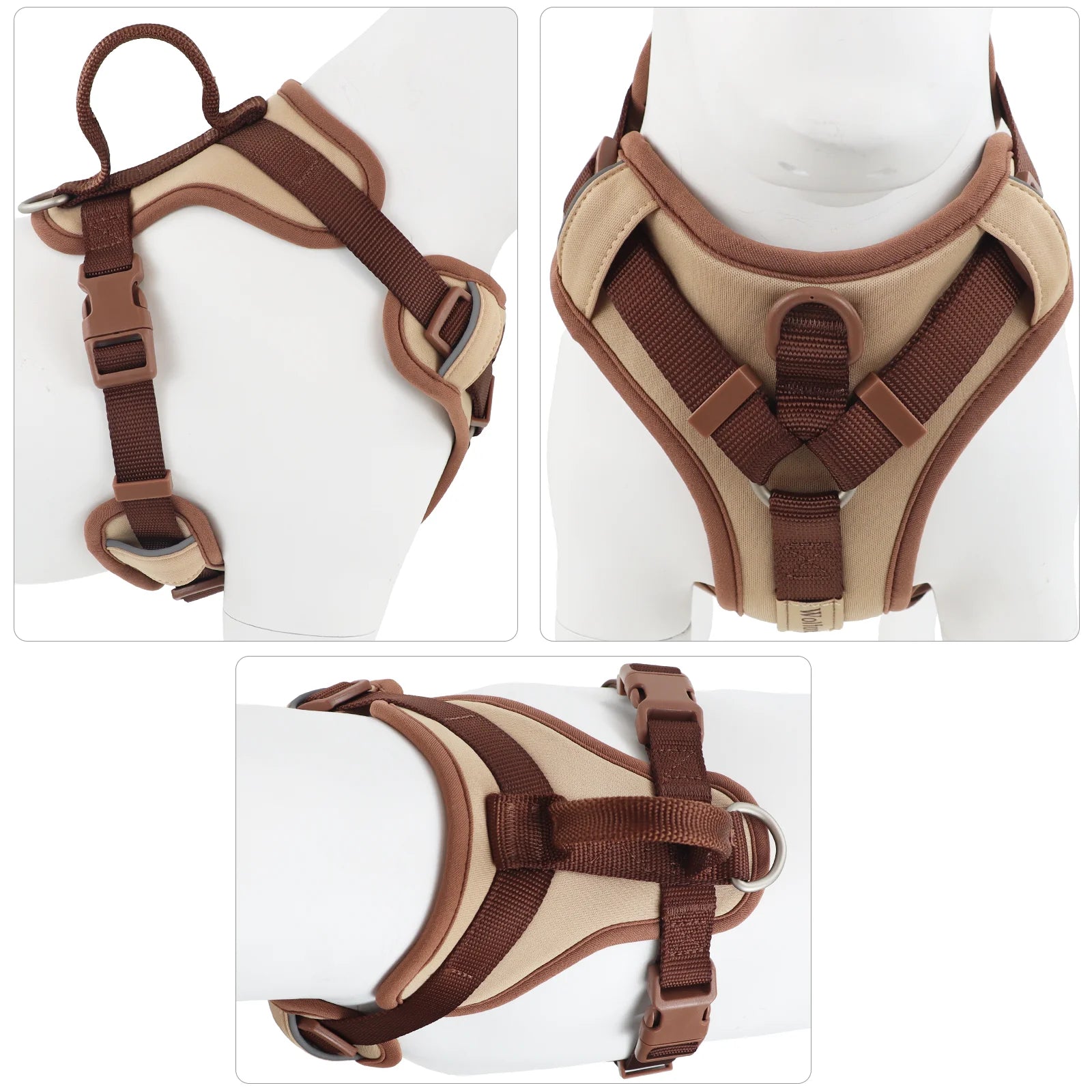 New Chocolate color luxury Dog Harness