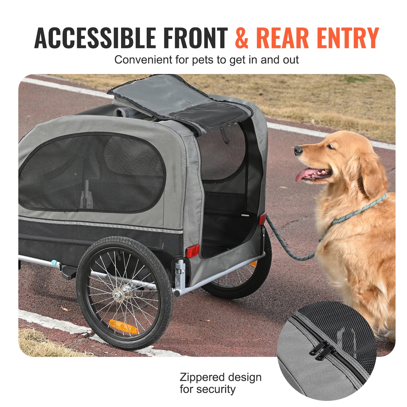 SucceBuy  Dog Bike Trailer