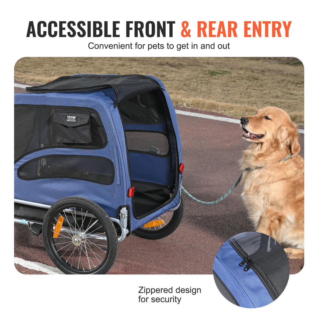 Dog Bike Trailer with Coupler