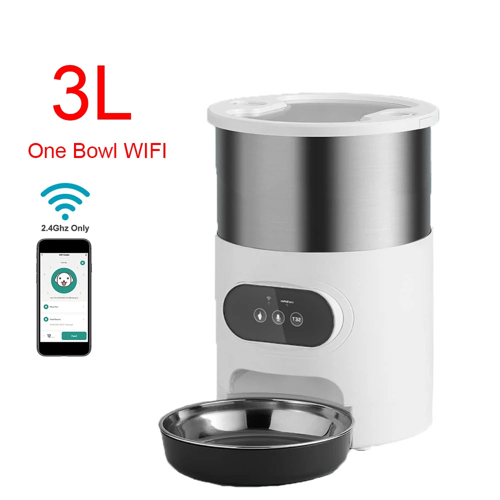 Smart APP Pet Feeder Cat Dog Food Dispenser