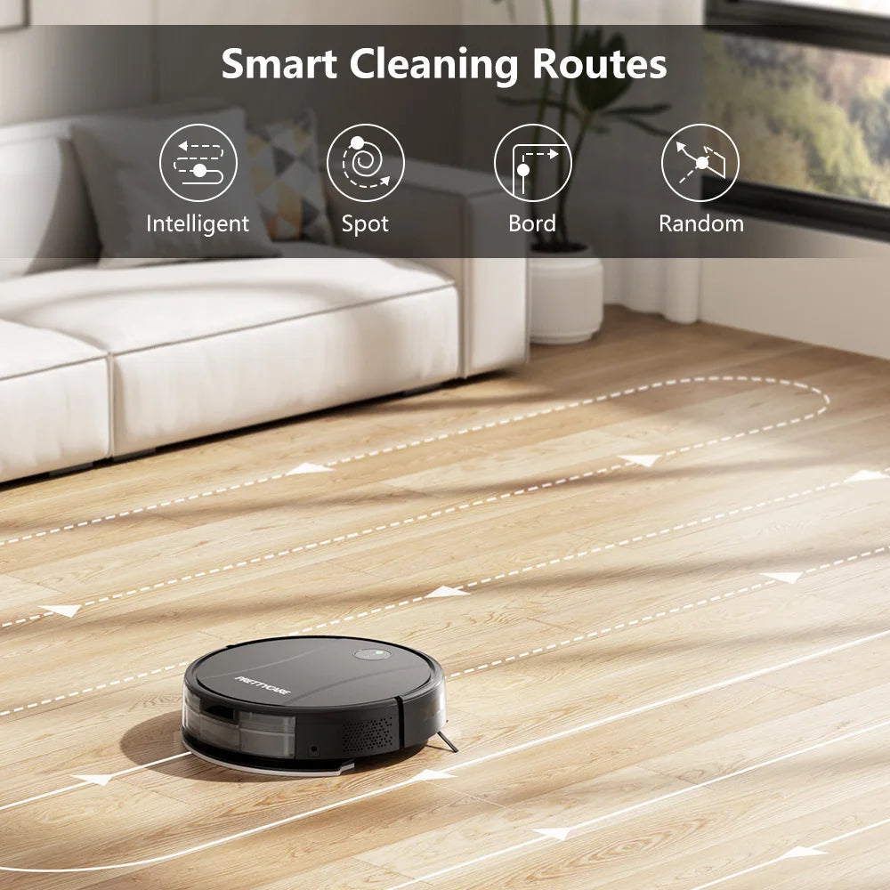 PrettyCare C2 Robot Vacuum Cleaner and Floor Mop