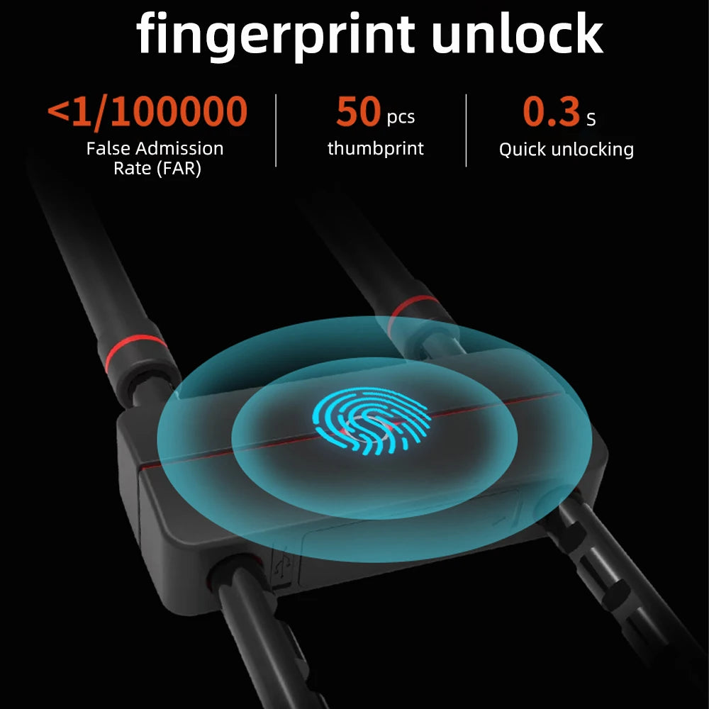 U-Shape Electronic Bicycle Lock Smart