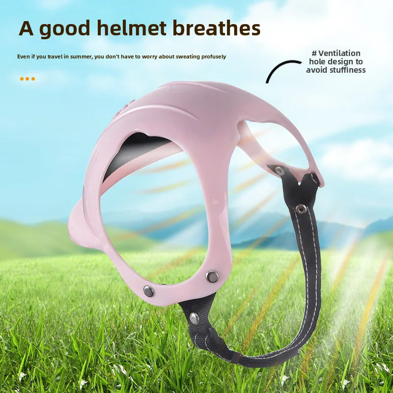 Pet Helmet Pink Dog Cat Motorcycle