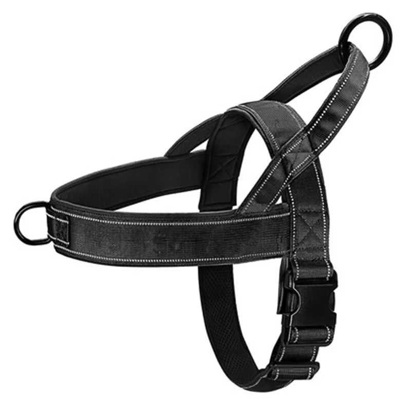 Tactical Anti-Pull Dog Harness  Adjustable, Outdoor Training