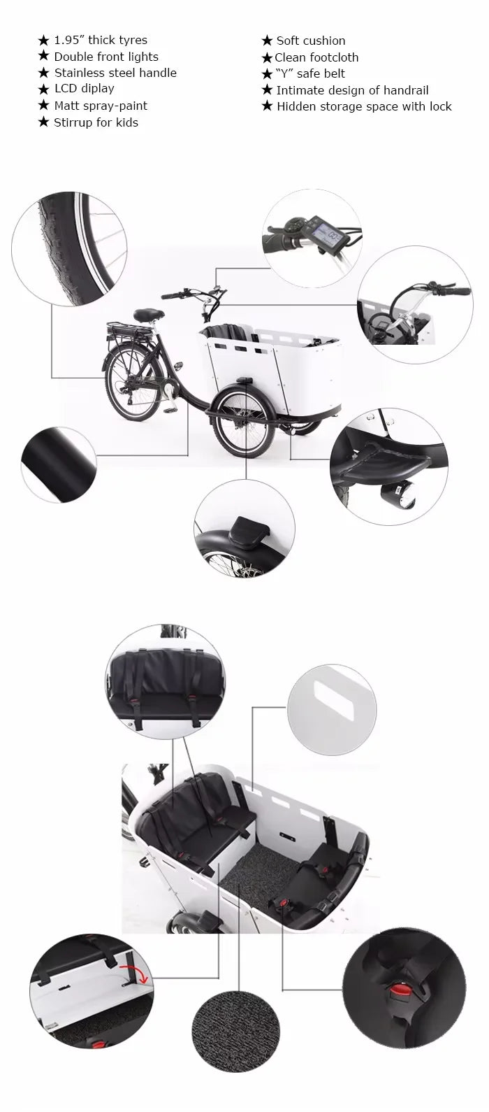 Electric Cargo Bicycle premium