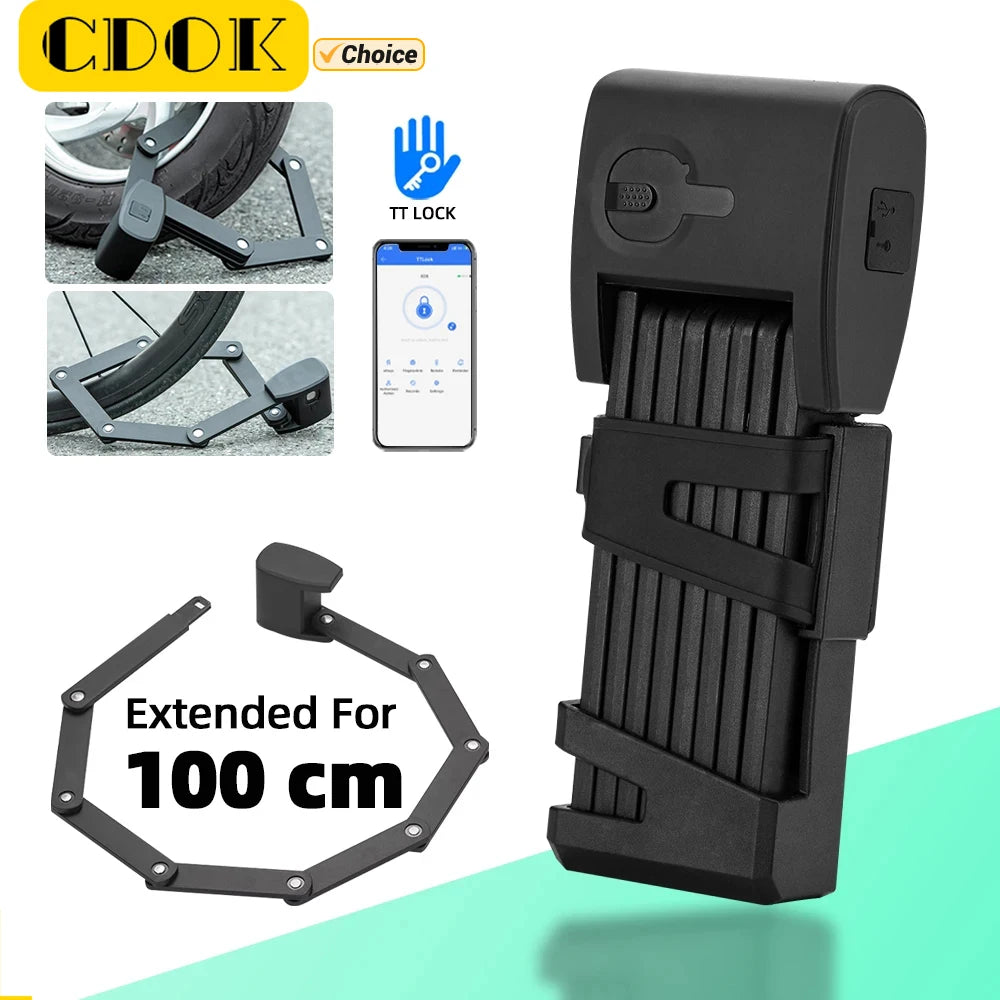 CDOK Smart Fingerprint Bike lock