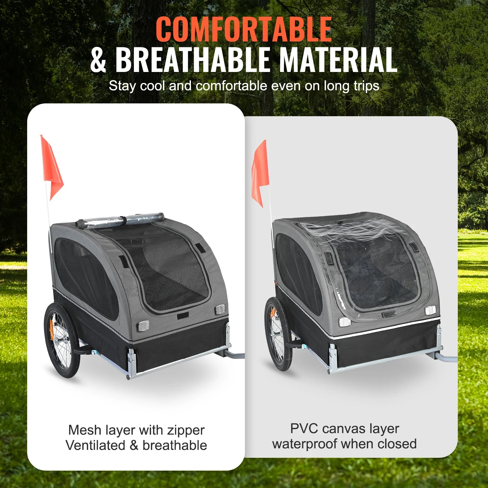 SucceBuy  Dog Bike Trailer