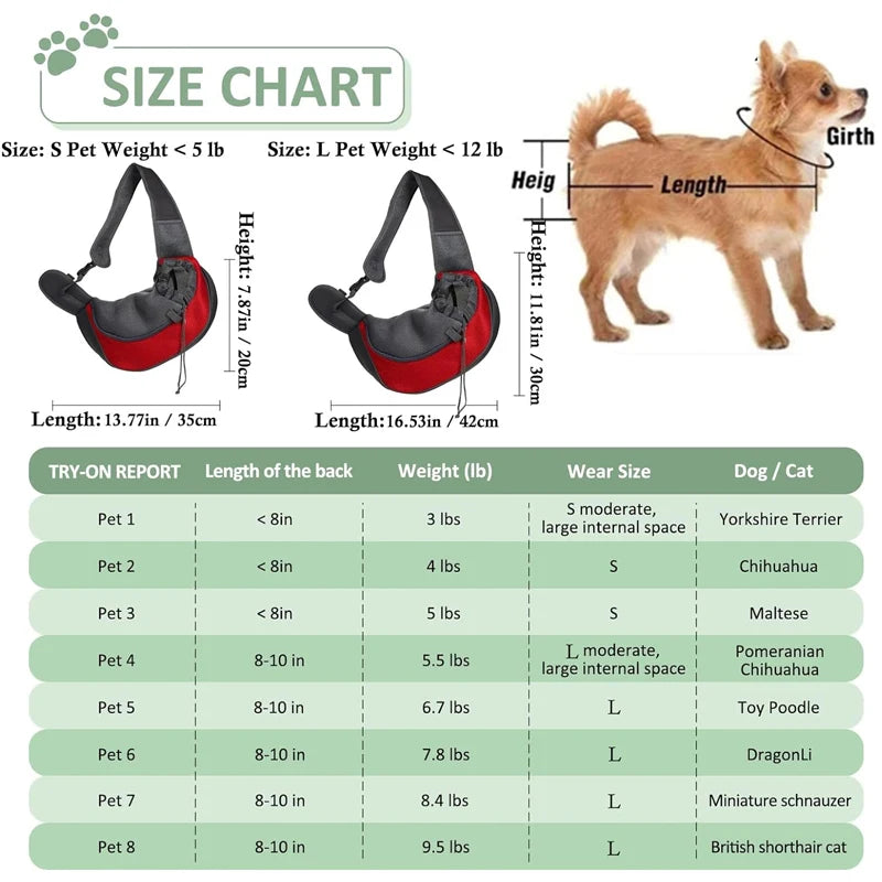 Pet Cat Dog Carrier Backpack