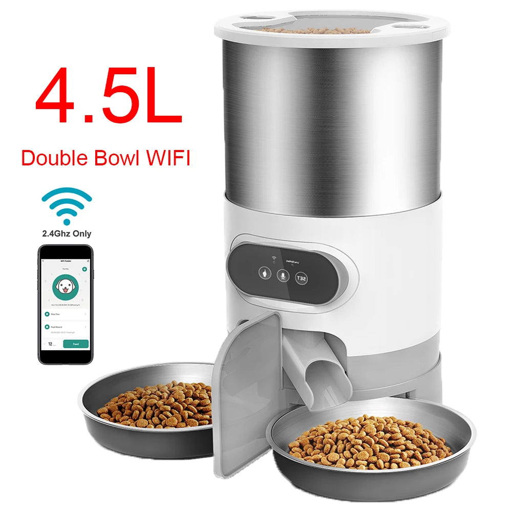 Smart APP Pet Feeder Cat Dog Food Dispenser