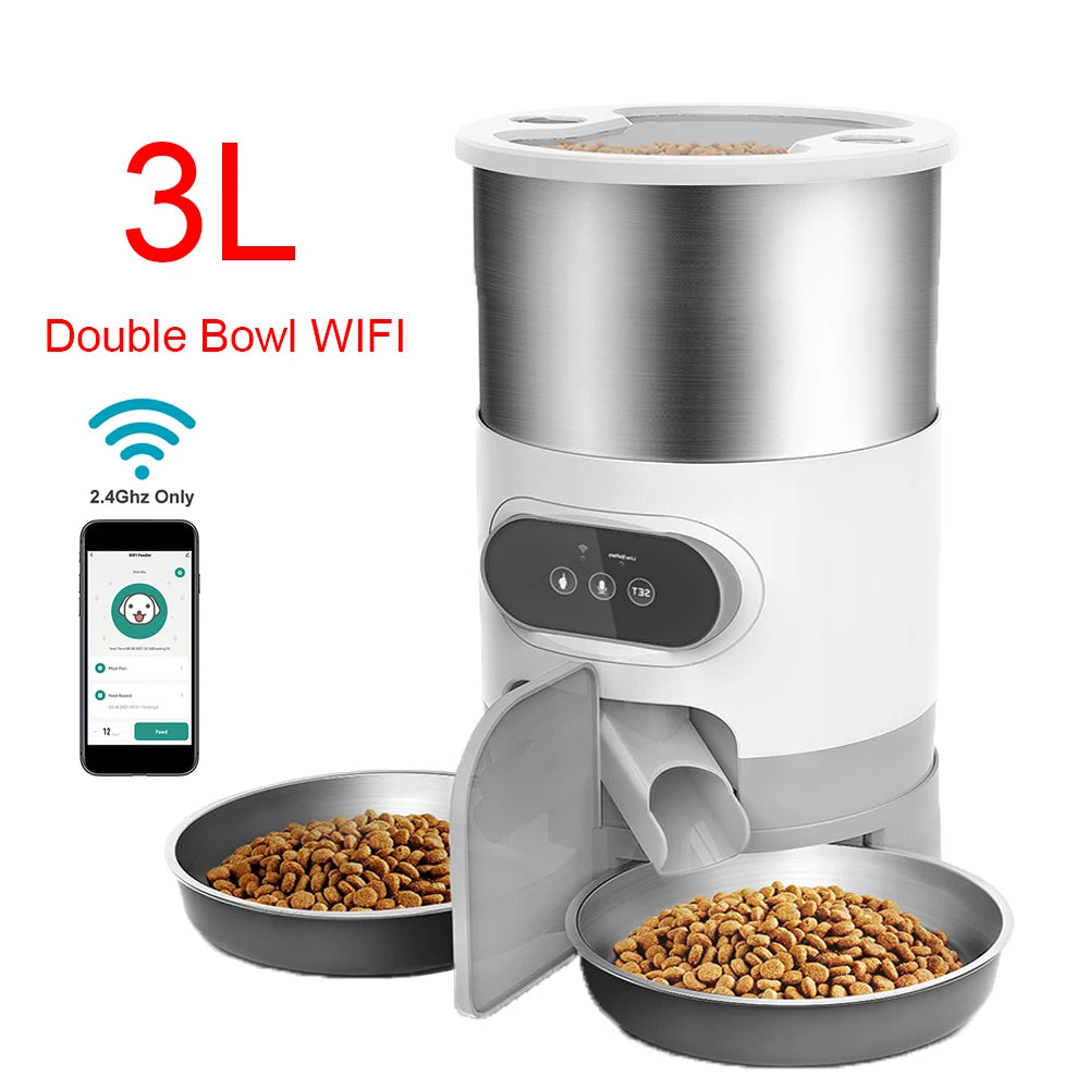 Smart APP Pet Feeder Cat Dog Food Dispenser