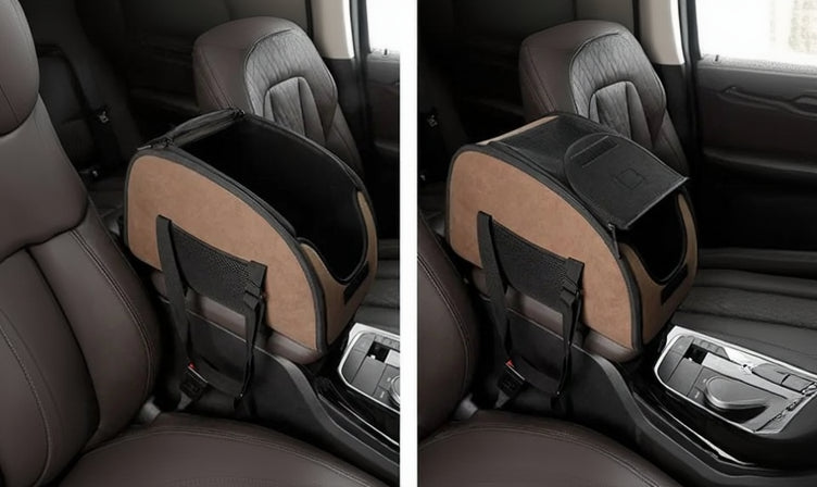 Central control car mounted dog kennel, pet pocket